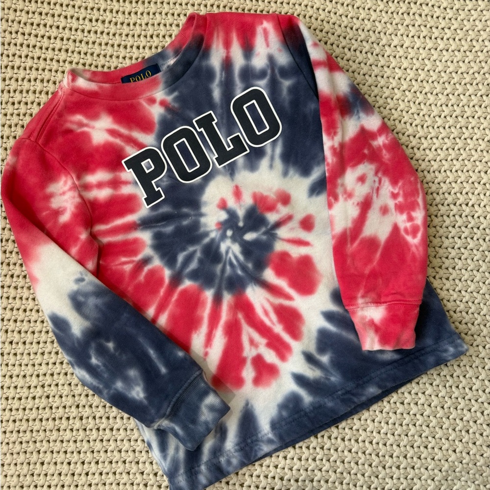 Boys Ralph Lauren Tie Dye Sweatshirt 3T